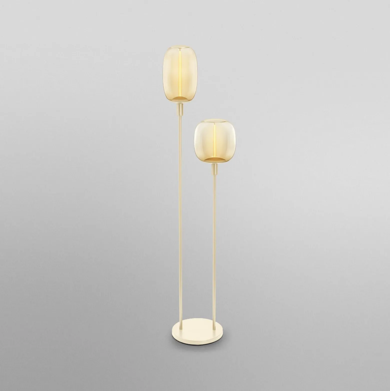 Lámpara de pie DECOR STICK de OSRAM, beige, altura 146 cm, 2 x E27