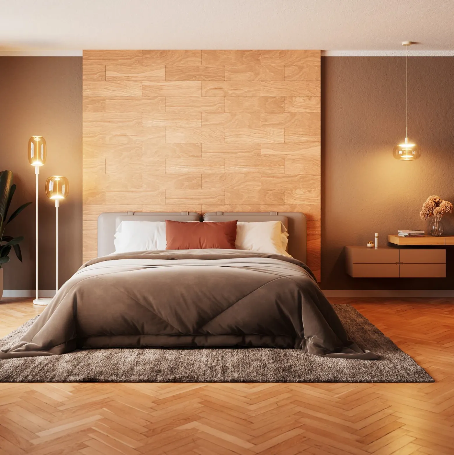 Lámpara de pie DECOR STICK de OSRAM, beige, altura 146 cm, 2 x E27