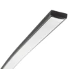 Lámpara de pie del arco LED Bangkok, negro mate