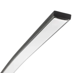 Lámpara de pie del arco LED Bangkok, negro mate