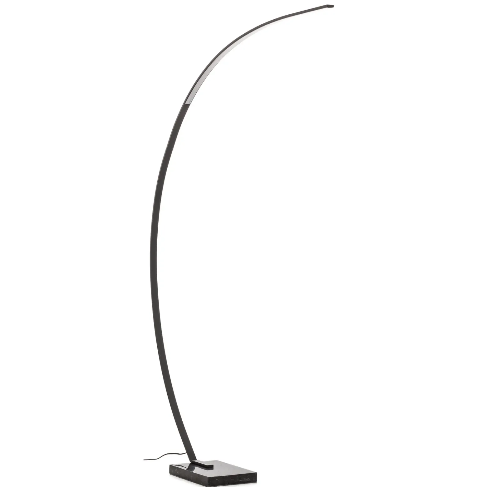 Lámpara de pie del arco LED Bangkok, negro mate