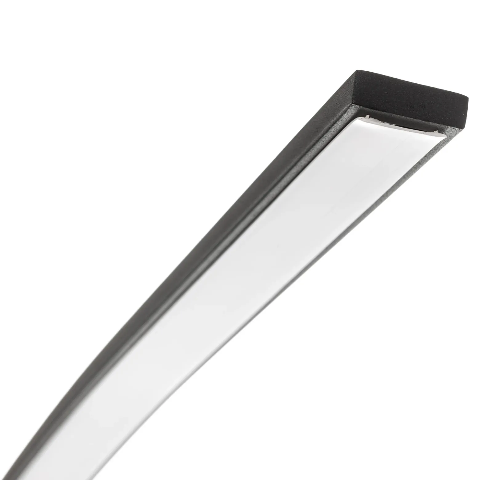 Lámpara de pie del arco LED Bangkok, negro mate