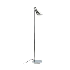 Lámpara de pie Dyberg Larsen DL12, cromada, altura 139 cm, metal