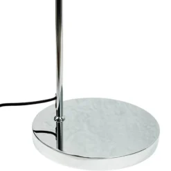 Lámpara de pie Dyberg Larsen DL12, cromada, altura 139 cm, metal