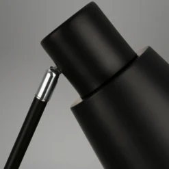 Lámpara de pie Ekko, ajustable, E27, negro