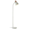 Lámpara de pie Erena, cabezal orientable, verde claro