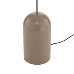 Lámpara de pie Etno LP4, beige, vidrio/acero, altura 140 cm, G9, G9