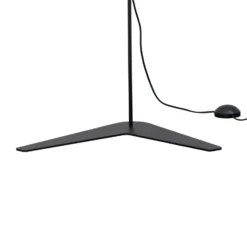 Lámpara de pie Eye Super con cabezal orientable, negro