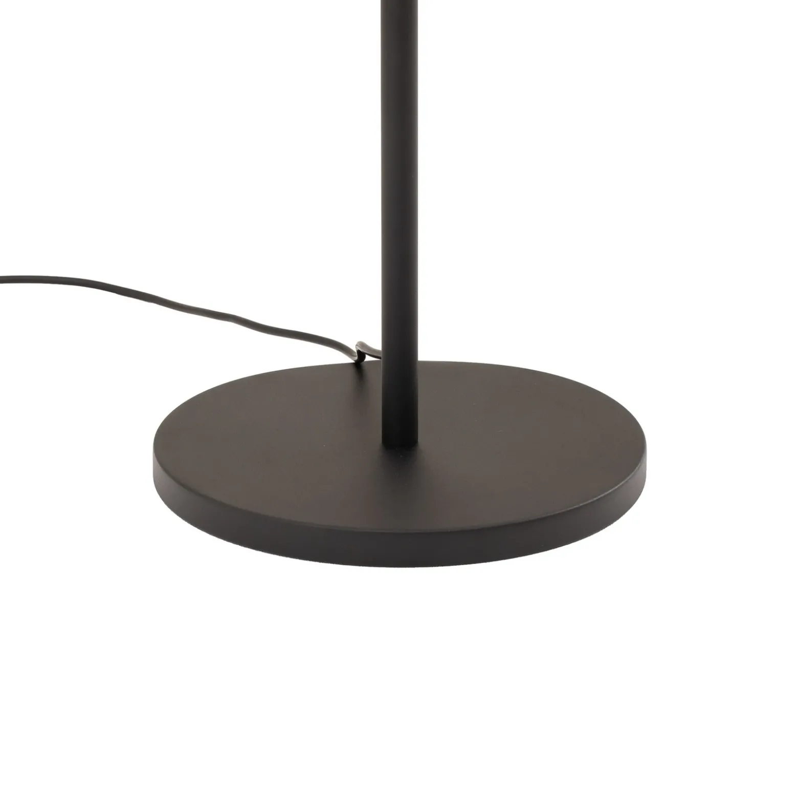 Lámpara de pie Faze, negro, cristal, altura 130 cm, 4 luces, E27