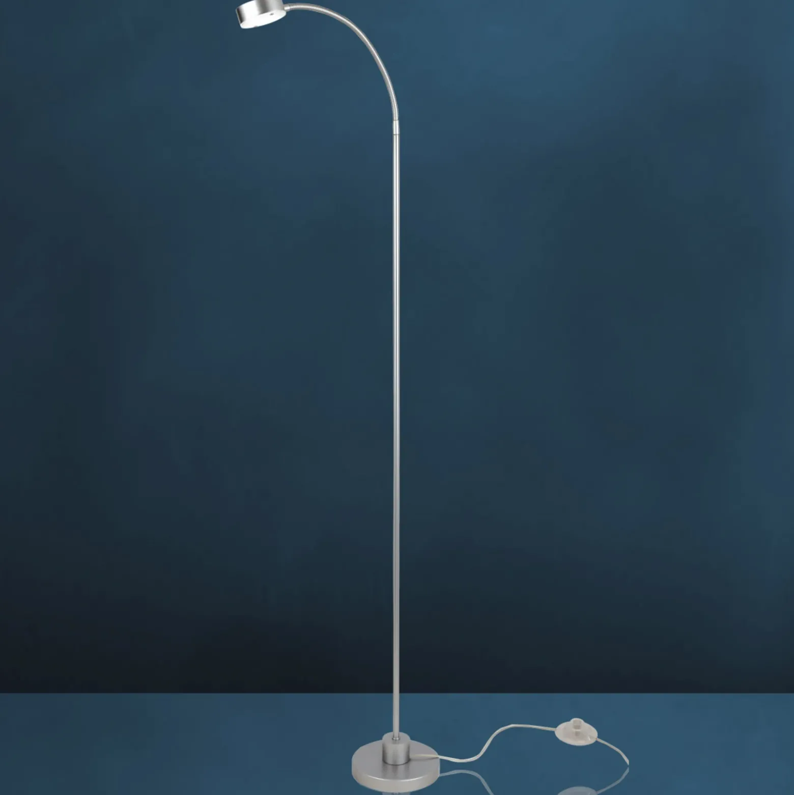 Lámpara de pie flexible LED SATURN, 1 luz