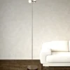 Lámpara de pie flexible PUK FLOOR, cromo mate, 2 luces.