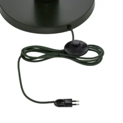 Lámpara de pie Flo, verde, altura 138 cm, 1 luz, cristal