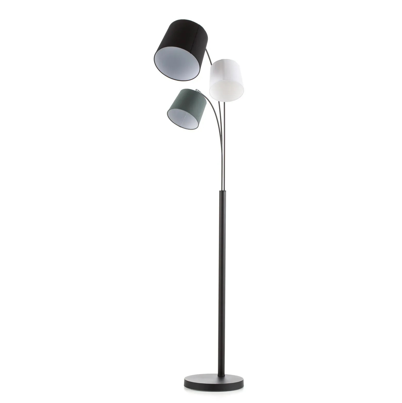 Lámpara de pie Foggy de By Rydéns, 3 luces, negra