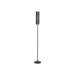 Lámpara de pie Forato, altura 174 cm, marrón, metal