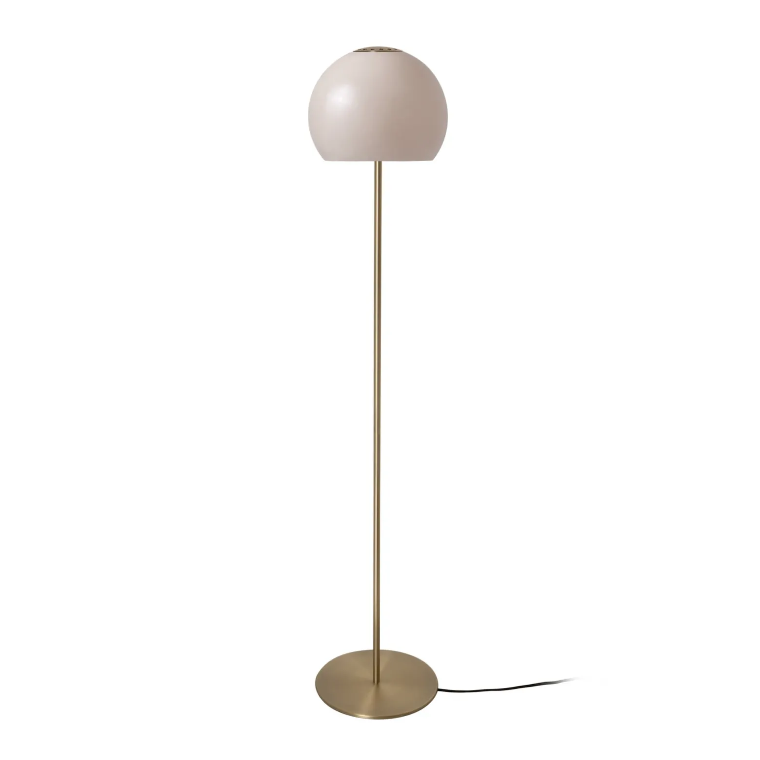 Lámpara de pie FRANDSEN Ball Glass, gris arena, cristal, 130 cm, E27