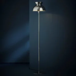 Lámpara de pie FRANDSEN Butterfly, color cromo, 135 cm, E14