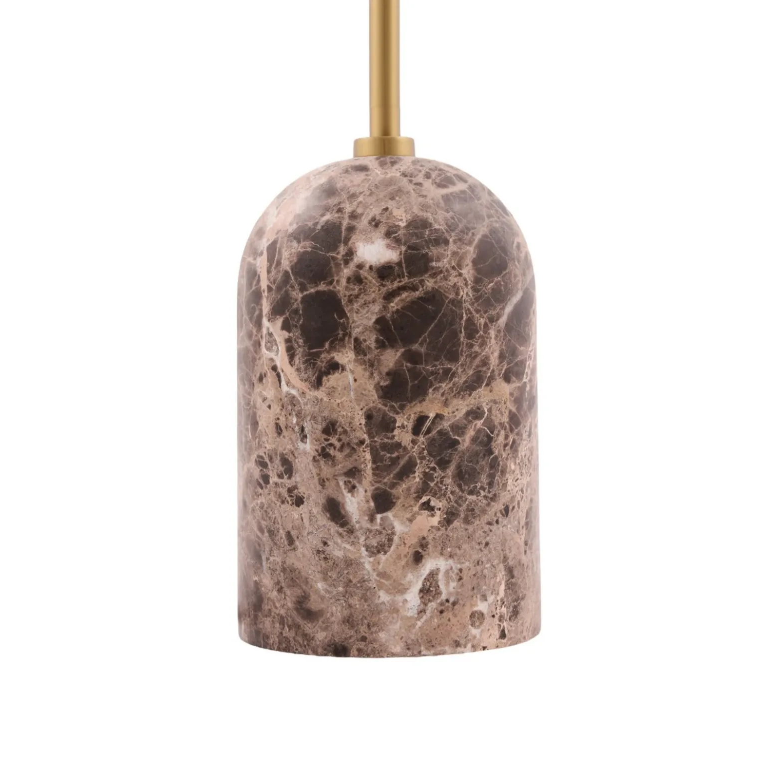 Lámpara de pie Gino de Globen Lighting, base de mármol, beige, 145 cm