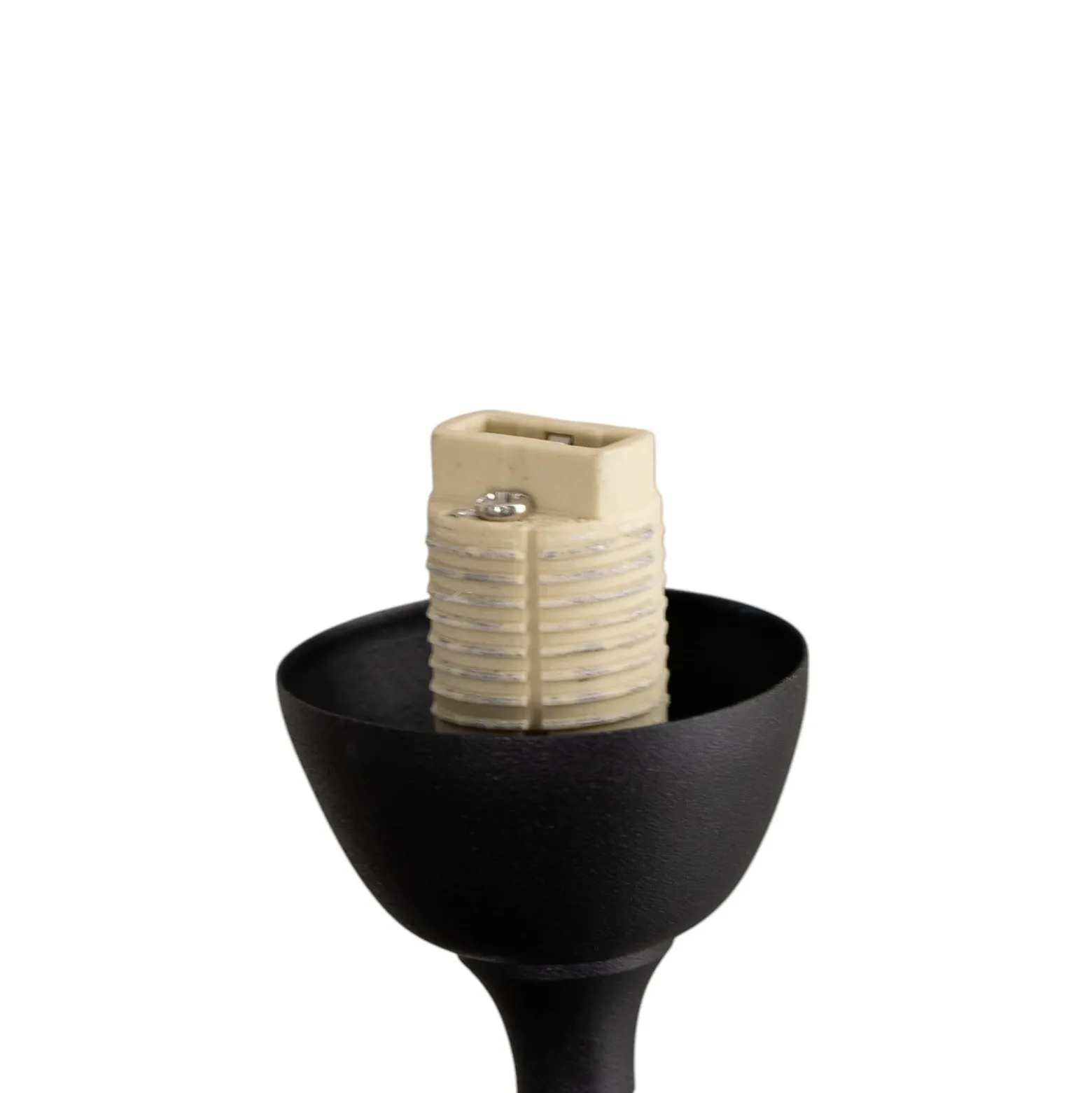 Lámpara de pie Gloriosa, negro, cristal, 9 luces