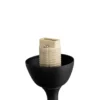 Lámpara de pie Gloriosa, negro, cristal, 9 luces