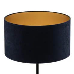 Lámpara de pie Golden Roller azul oscuro/dorado