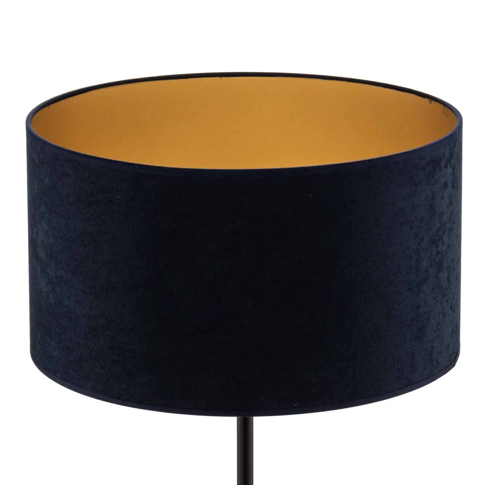 Lámpara de pie Golden Roller azul oscuro/dorado