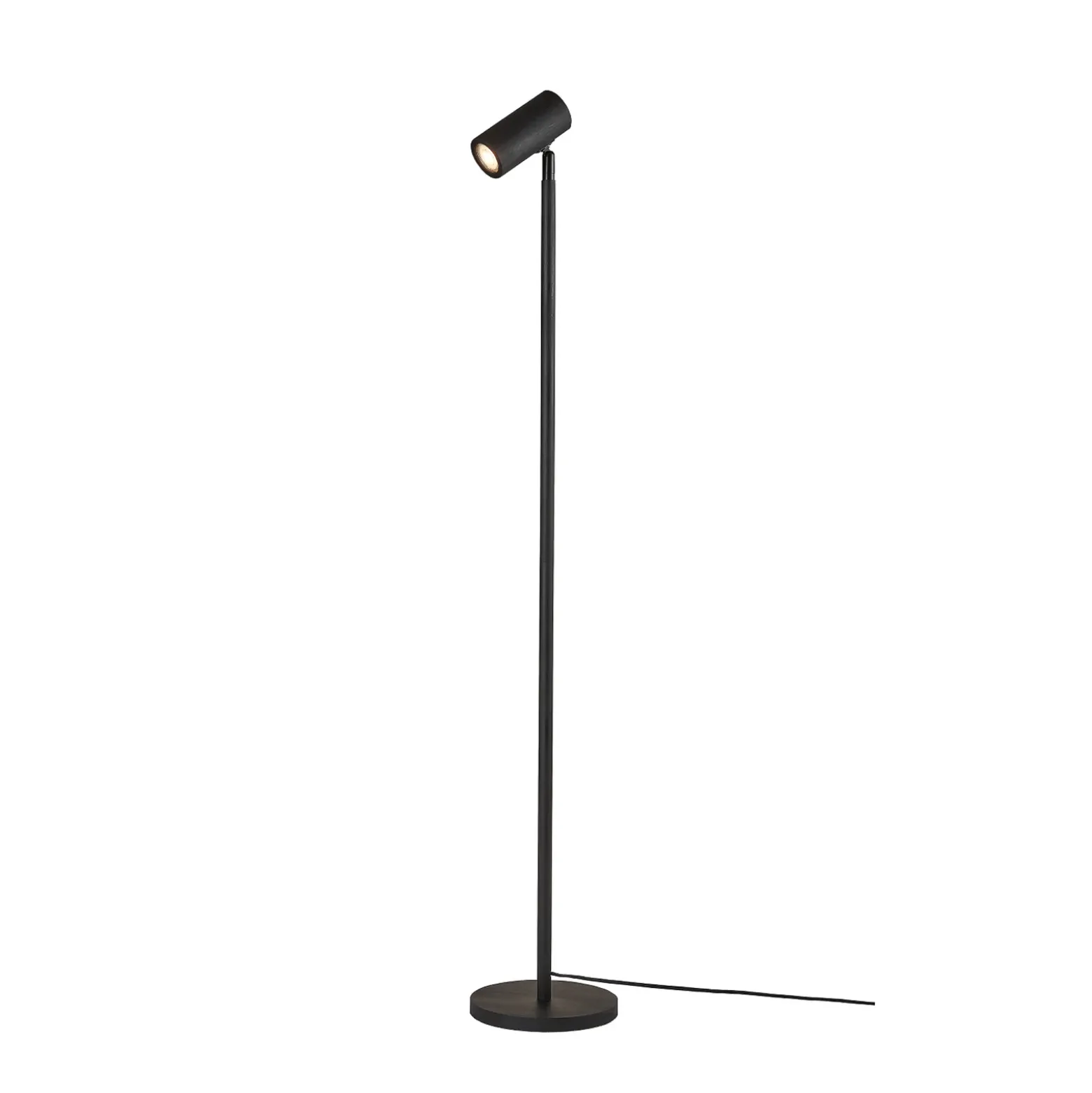 Lámpara de pie GOOD & MOJO Java, negra, de bambú, 141 cm, GU10