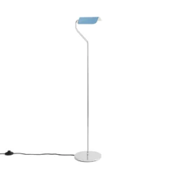 Lámpara de pie Hay Apex, azul pastel, altura 110 cm, E14, acero