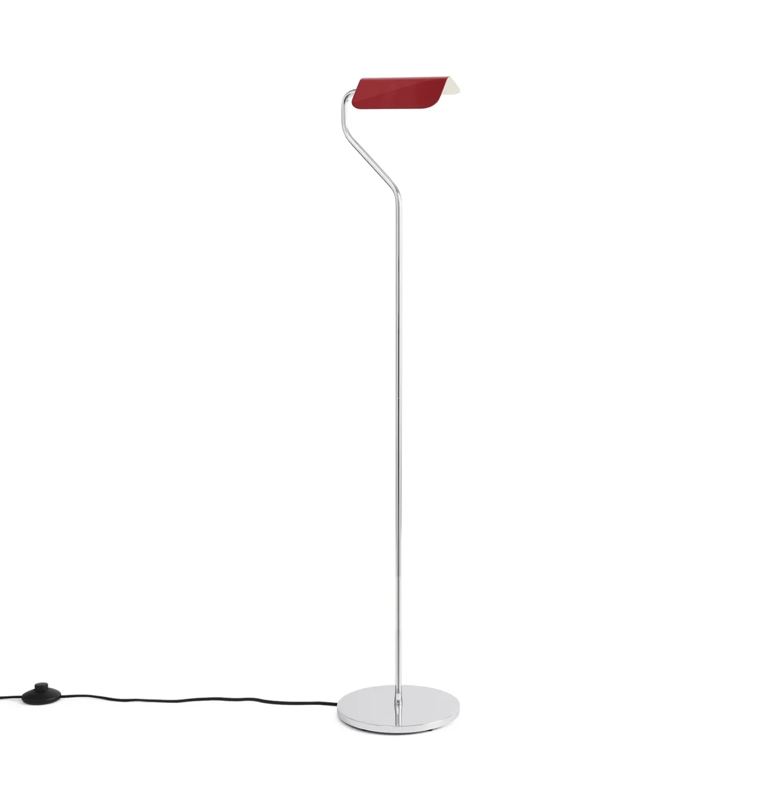 Lámpara de pie Hay Apex, roja, altura 110 cm, casquillo E14, acero