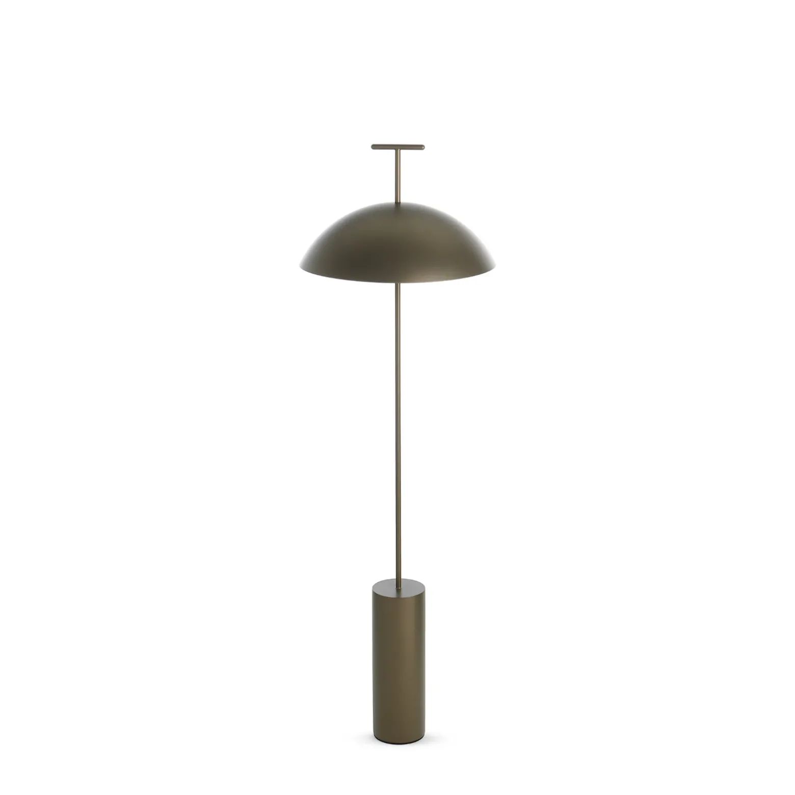 Lámpara de pie Kartell Geen-A, color bronce, altura 132 cm, acero, E14