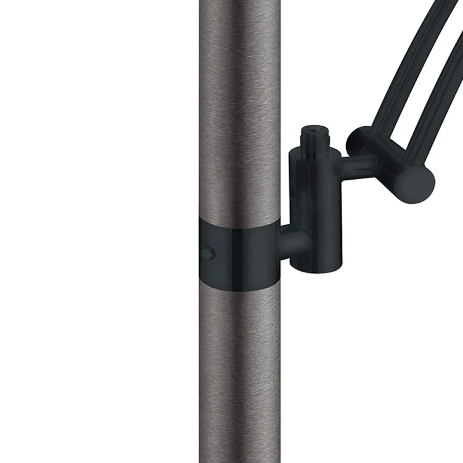 Lámpara de pie LED Andy, color bronce, altura 185 cm, metal, CCT, 3 luces.