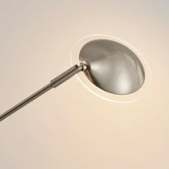 Lámpara de pie LED Anea de Lindby, 167 cm, 3 luces, color níquel