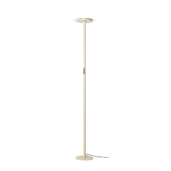 Lámpara de pie LED Arcchio Frile, color beige, altura 190 cm, atenuable