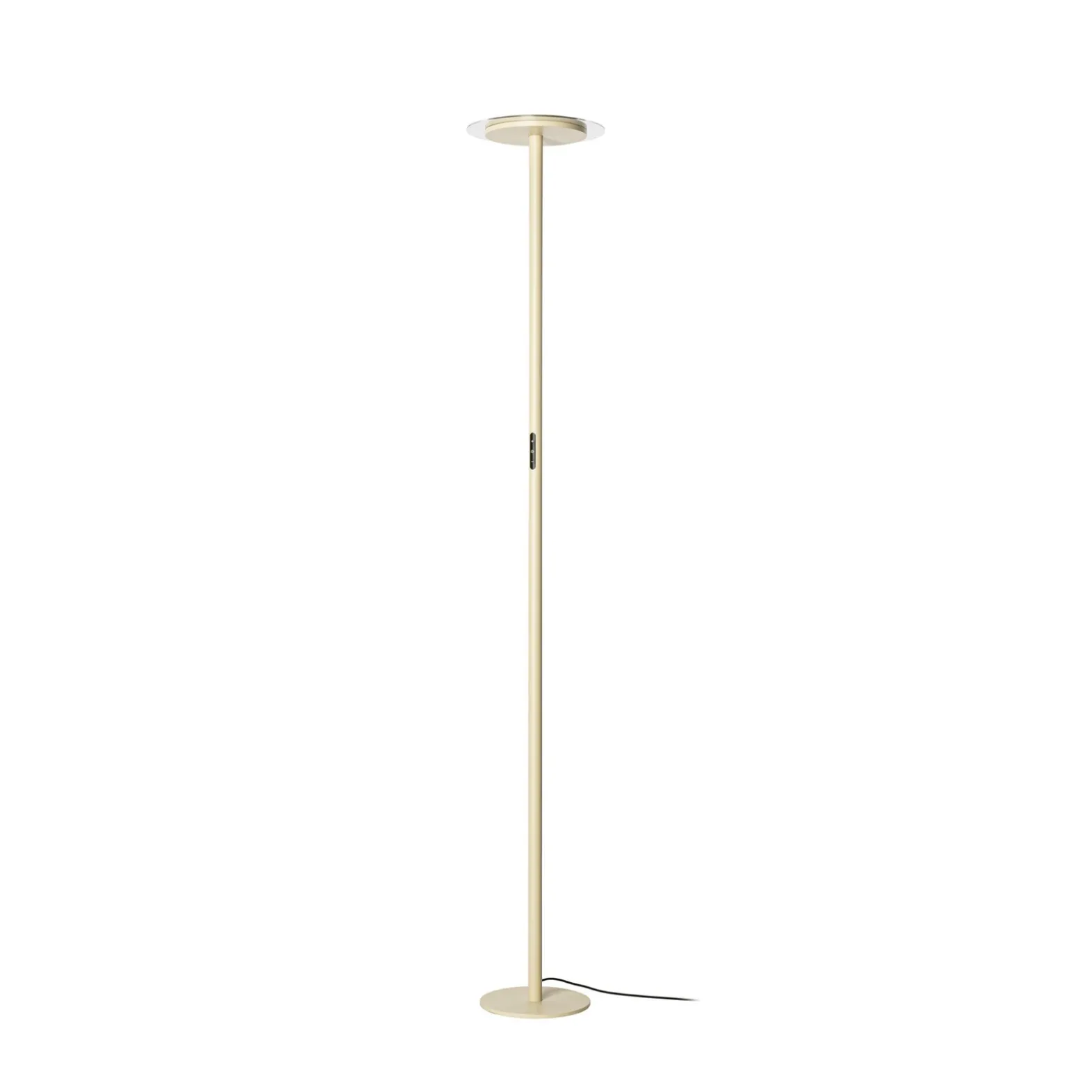 Lámpara de pie LED Arcchio Frile, color beige, altura 190 cm, atenuable