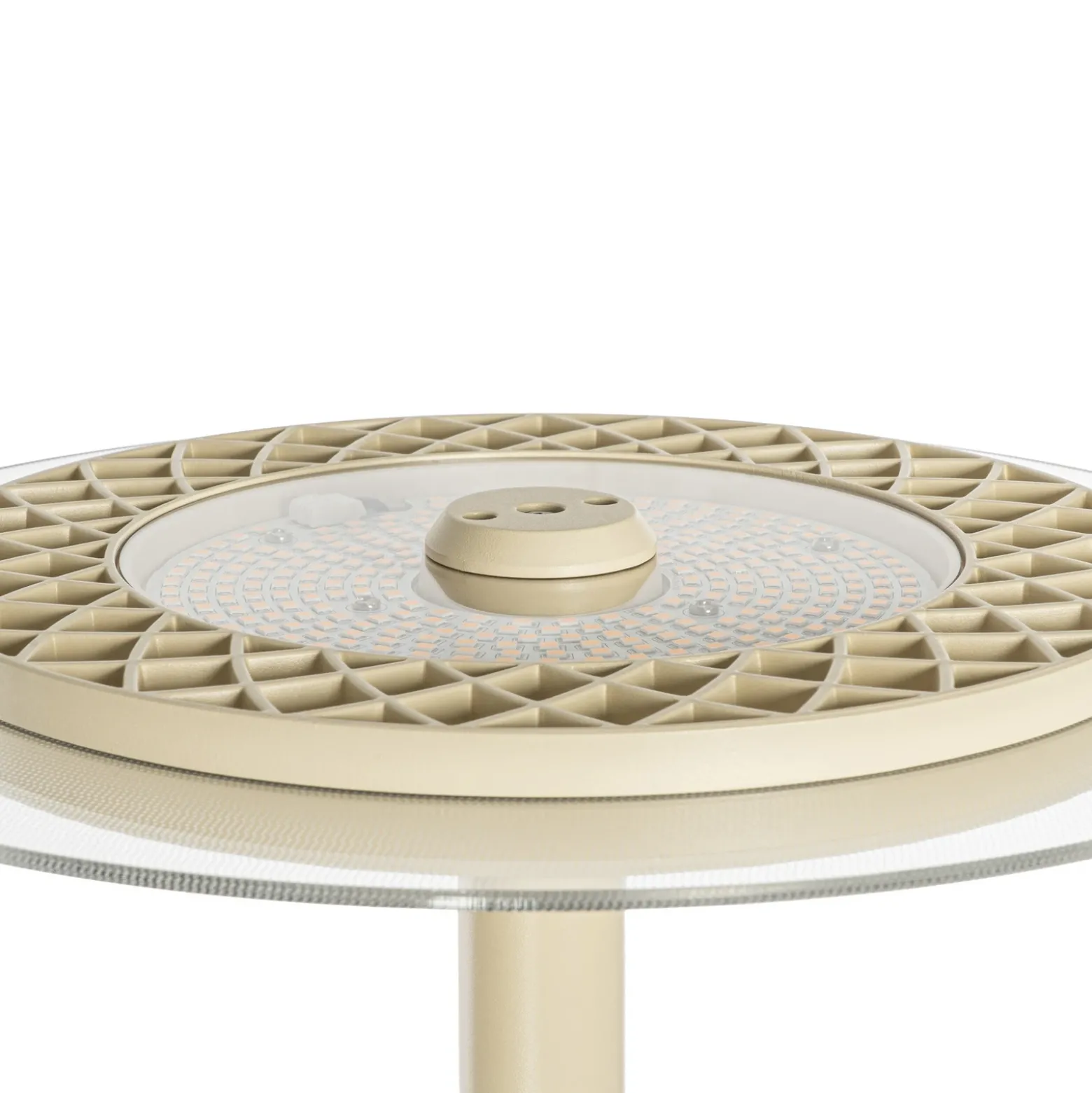 Lámpara de pie LED Arcchio Frile, color beige, altura 190 cm, atenuable