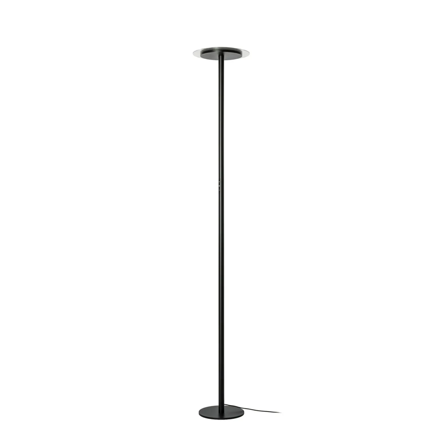 Lámpara de pie LED Arcchio Frile, negra, altura 190 cm, atenuable