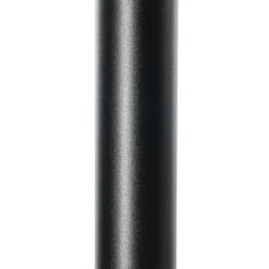 Lámpara de pie LED Arcchio Frile, negra, altura 190 cm, atenuable