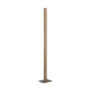 Lámpara de pie LED Arviso, color madera, roble, altura 142 cm, CCT