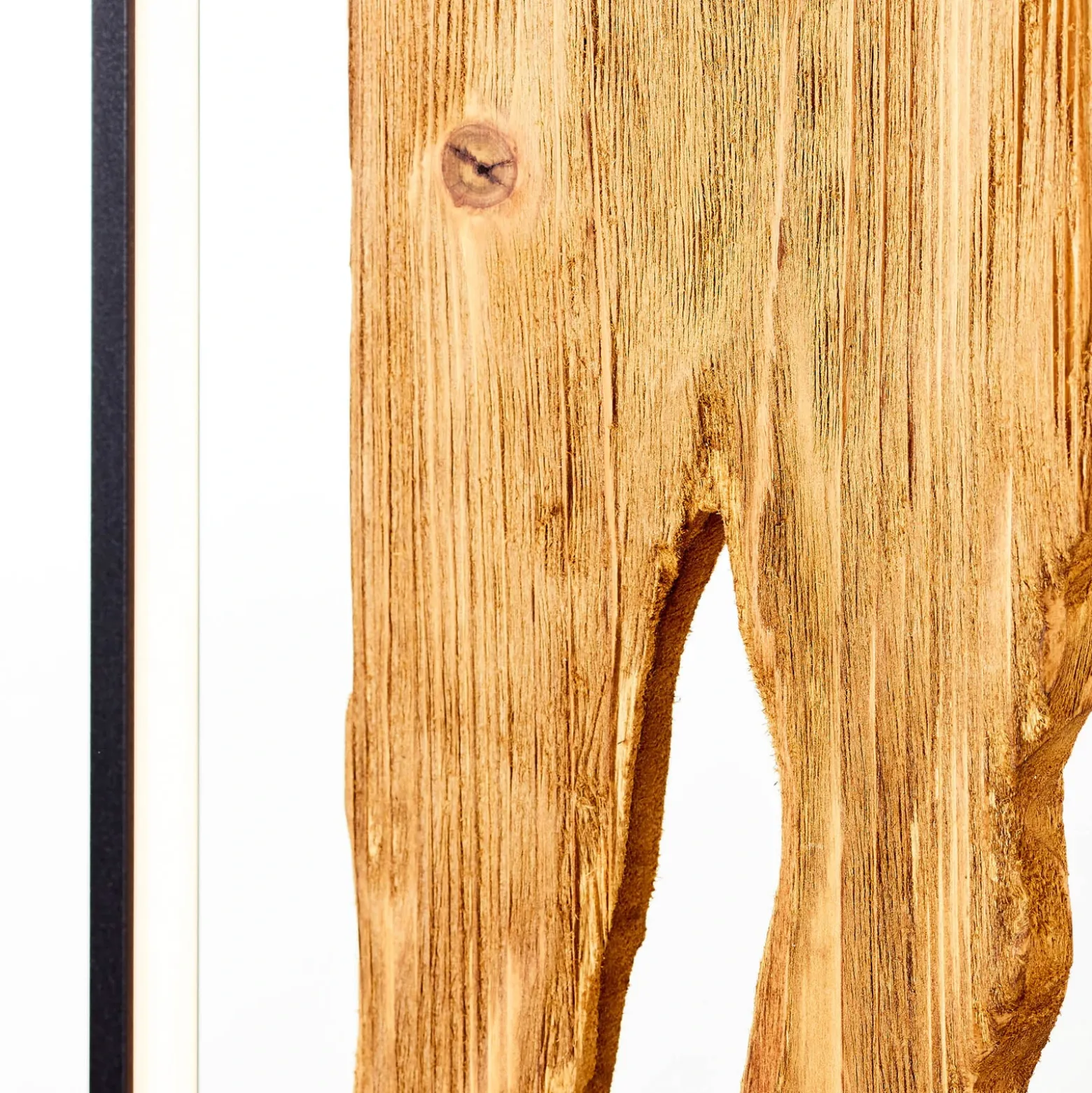 Lámpara de pie LED Chaumont de madera