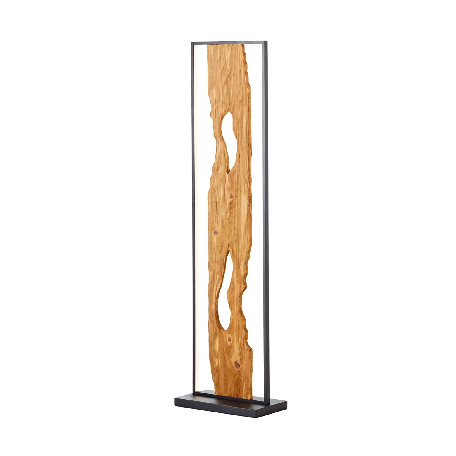 Lámpara de pie LED Chaumont de madera