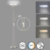 Lámpara de pie LED con brazo de lectura, función CCT