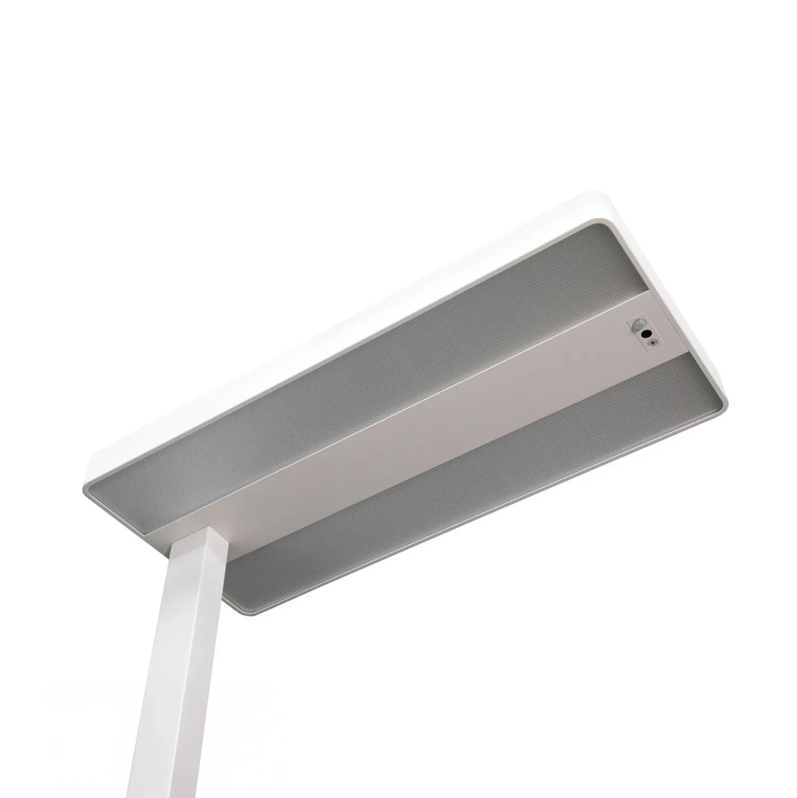 Lámpara de pie LED con sensor MAULjuvis, blanco, 196 cm, base, atenuable