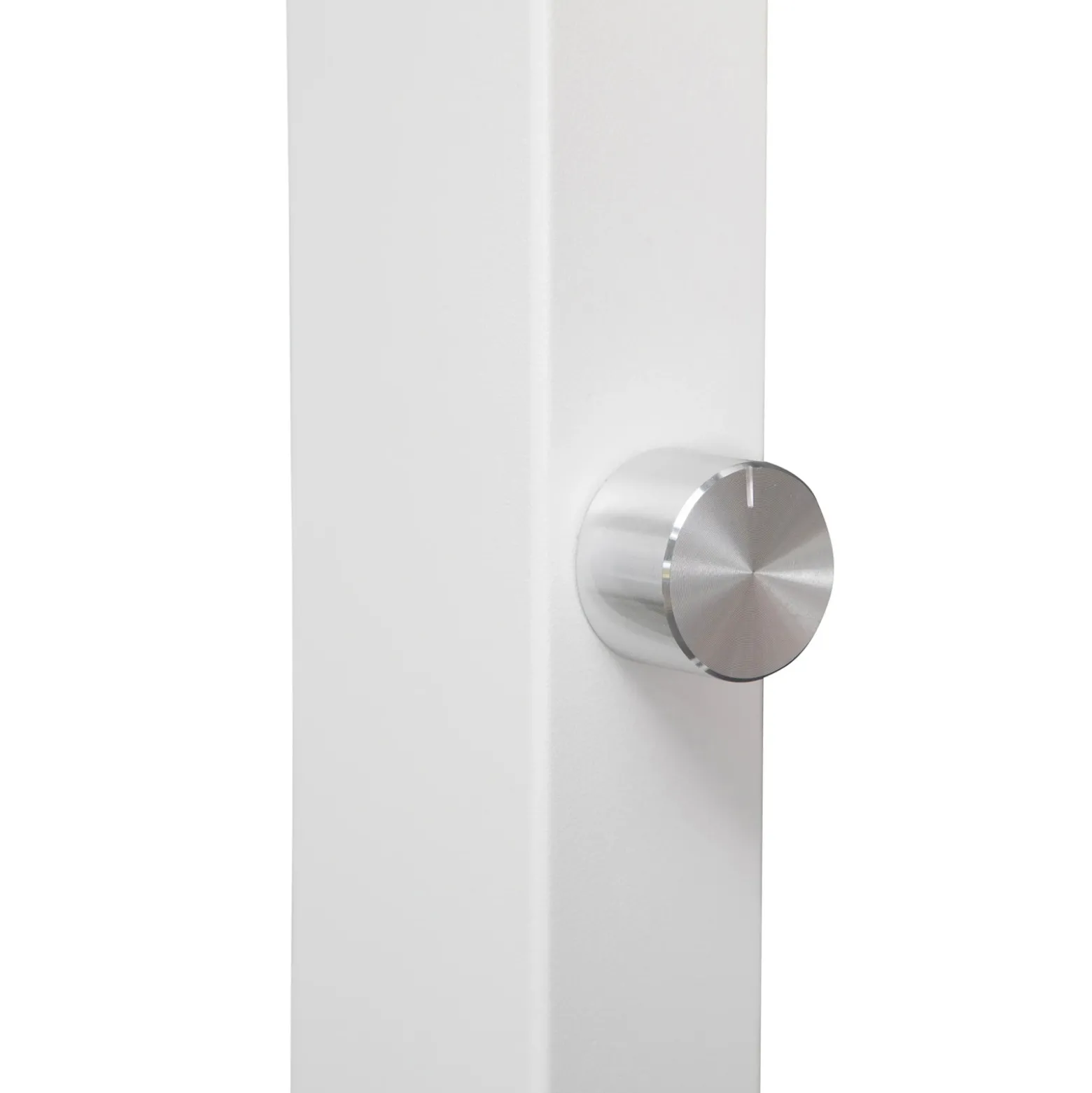Lámpara de pie LED con sensor MAULjuvis, blanco, 196 cm, base, atenuable