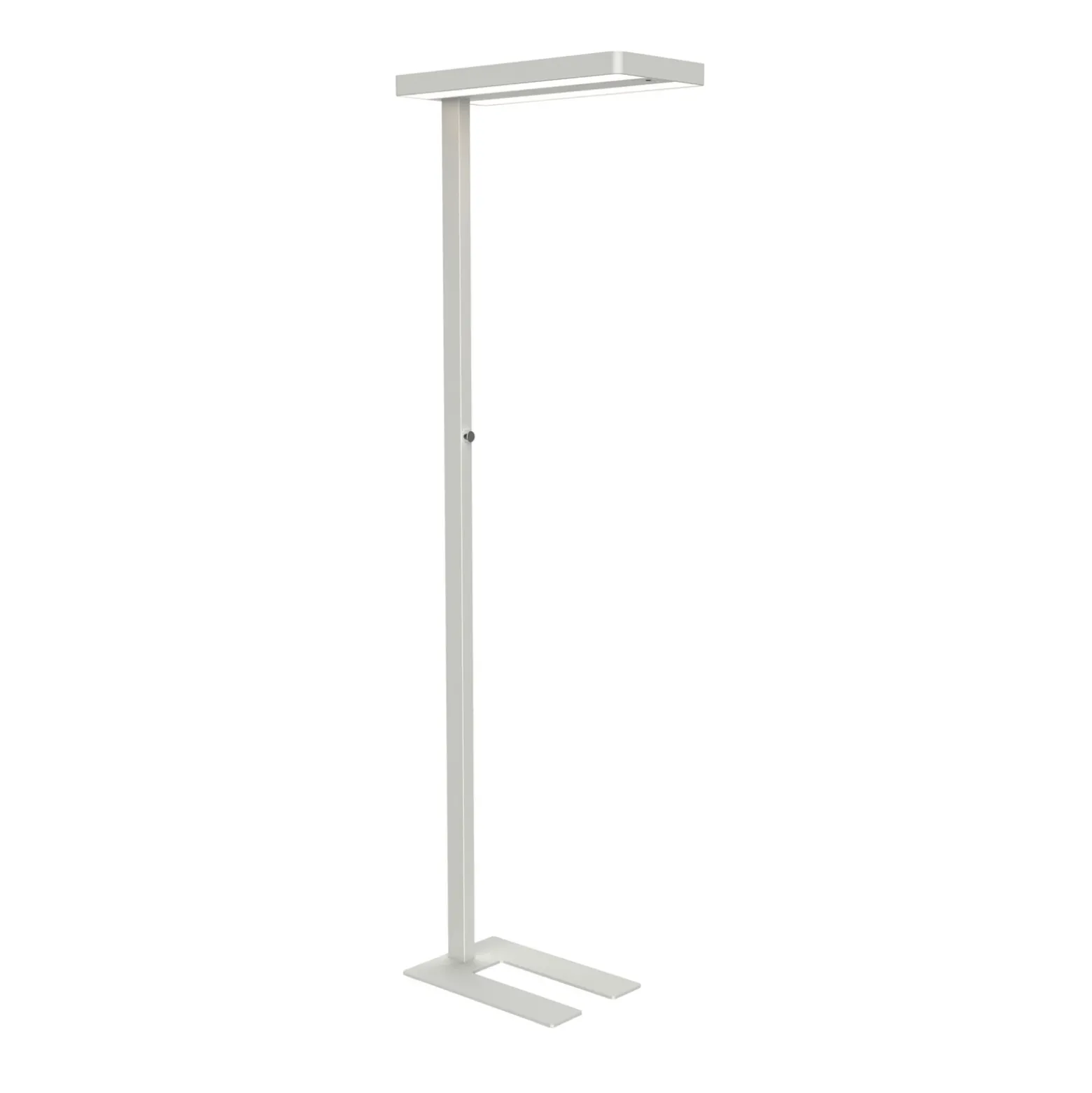 Lámpara de pie LED con sensor MAULjuvis, blanco, 196 cm, base, atenuable