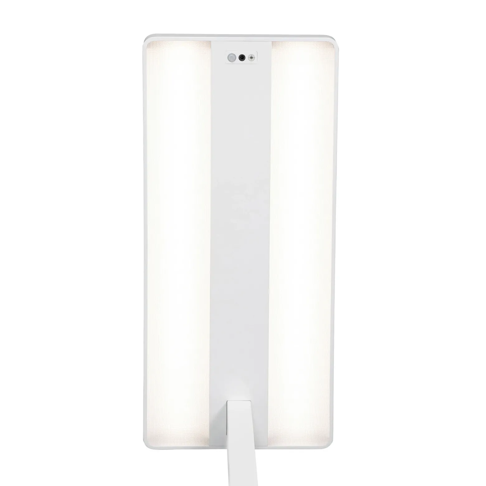 Lámpara de pie LED con sensor MAULjuvis, blanco, 196 cm, base, atenuable