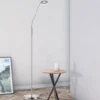 Lámpara de pie LED Dent, CCT, 1 luz, níquel