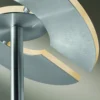 Lámpara de pie LED Dent, níquel/cromo mate, 180 cm, CCT, 1 luz.