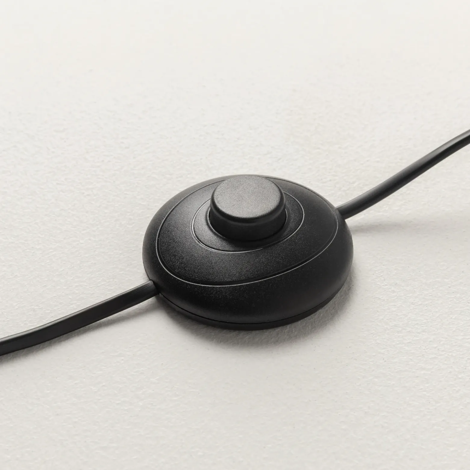 Lámpara de pie LED DOUBLE MOON, negro/gris ahumado, altura 146 cm