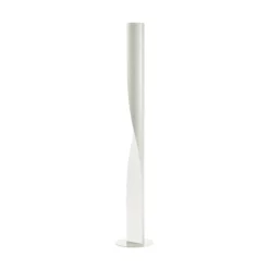 lámpara de pie LED Evita de kdln, blanca, altura 190 cm, atenuable