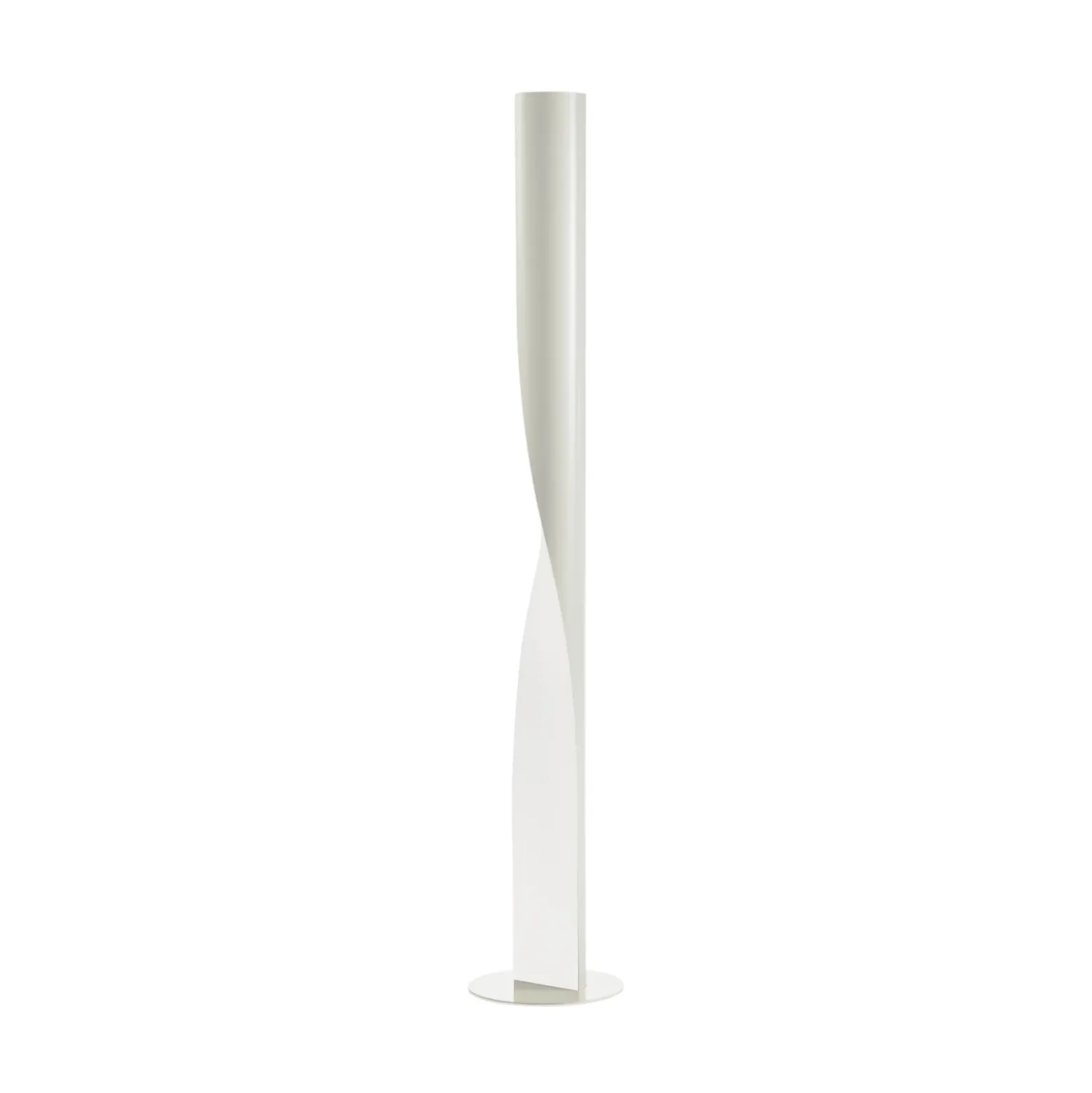 lámpara de pie LED Evita de kdln, blanca, altura 190 cm, atenuable