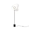 Lámpara de pie LED Evolution de Maytoni, blanco/negro, altura 158 cm